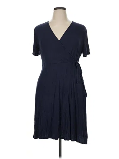 Pre-owned Amazon Essentials Casual Dress In Blue