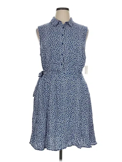 Pre-owned Amazon Essentials Casual Dress In Blue