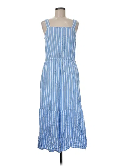 Pre-owned Amazon Essentials Casual Dress In Blue