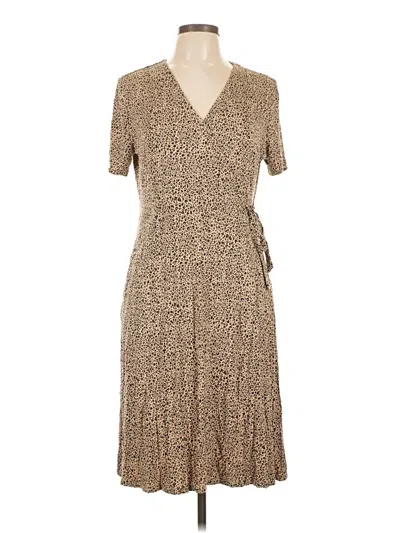 Pre-owned Amazon Essentials Casual Dress In Brown
