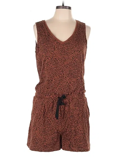 Pre-owned Amazon Essentials Casual Dress In Brown