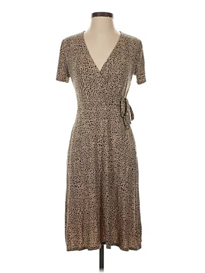 Pre-owned Amazon Essentials Casual Dress In Brown