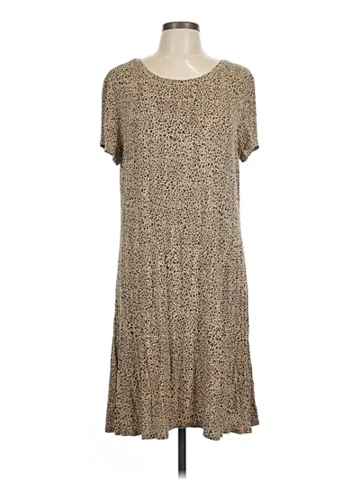 Pre-owned Amazon Essentials Casual Dress In Brown