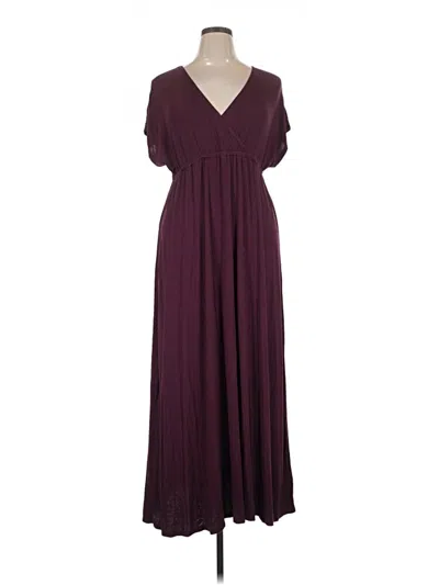 Pre-owned Amazon Essentials Casual Dress In Burgundy
