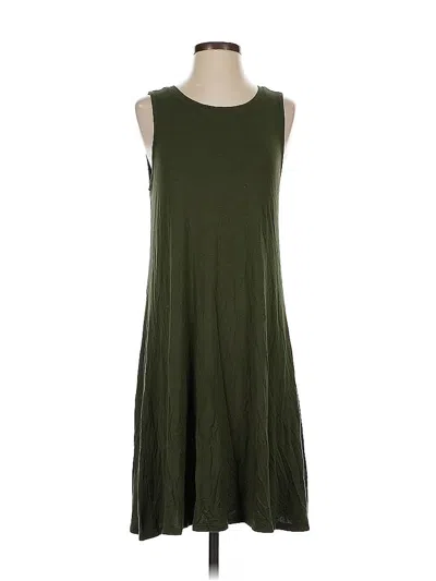 Pre-owned Amazon Essentials Casual Dress In Green
