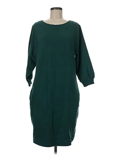 Pre-owned Amazon Essentials Casual Dress In Green