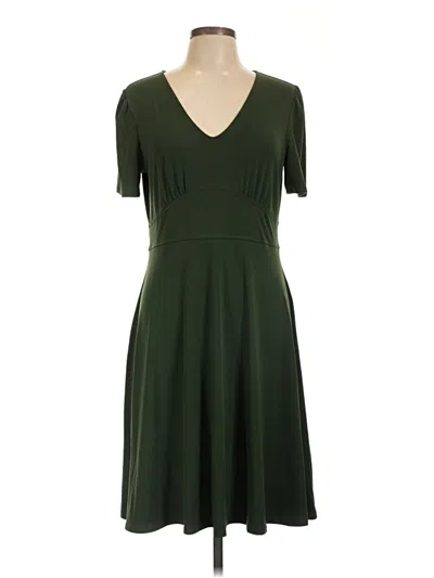 Pre-owned Amazon Essentials Casual Dress In Green