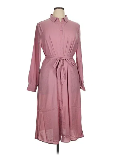 Pre-owned Amazon Essentials Casual Dress In Pink