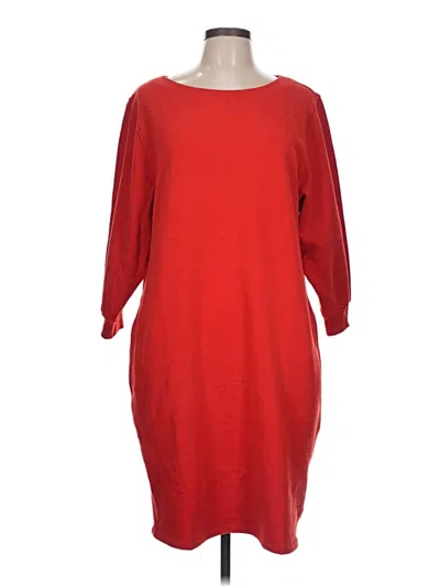 Pre-owned Amazon Essentials Casual Dress In Red