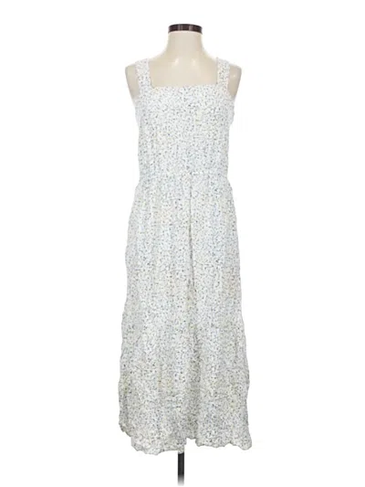 Pre-owned Amazon Essentials Casual Dress In White