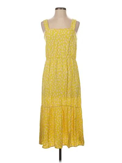 Pre-owned Amazon Essentials Casual Dress In Yellow
