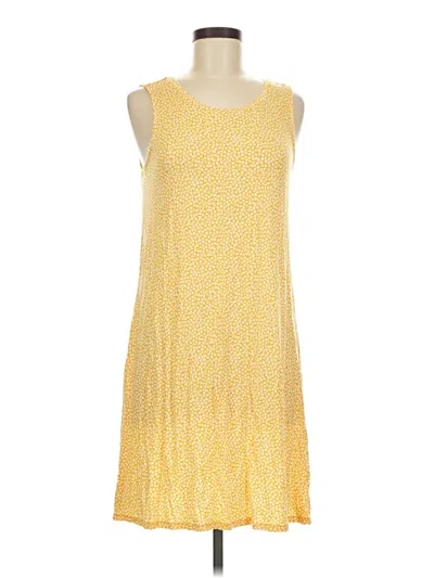 Pre-owned Amazon Essentials Casual Dress In Yellow