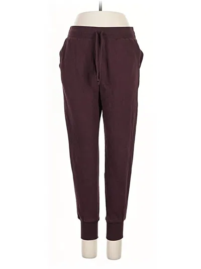 Pre-owned Amazon Essentials Casual Pants In Burgundy