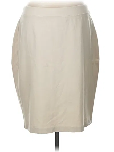 Pre-owned Amazon Essentials Casual Skirt In Ivory
