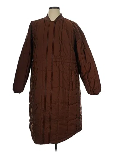 Pre-owned Amazon Essentials Coat In Brown