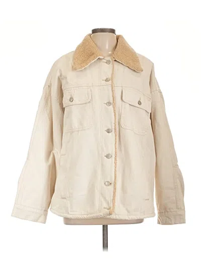 Pre-owned Amazon Essentials Coat In Ivory
