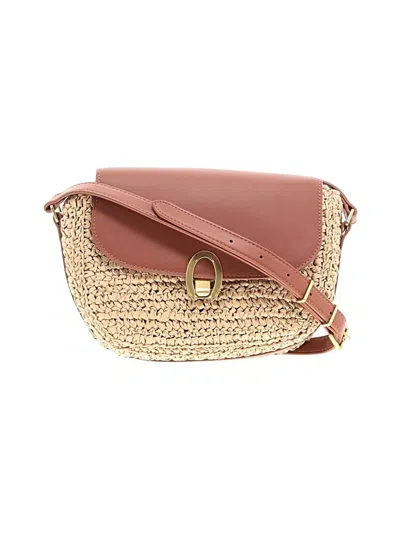 Pre-owned Amazon Essentials Crossbody Bag In Tan