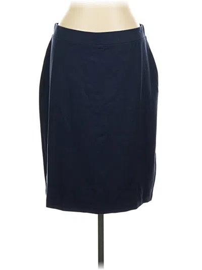 Pre-owned Amazon Essentials Formal Skirt In Blue