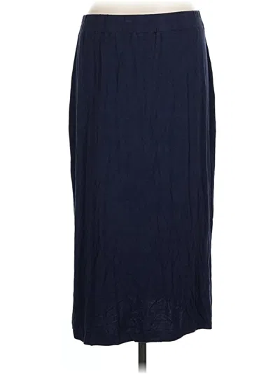 Pre-owned Amazon Essentials Formal Skirt In Blue