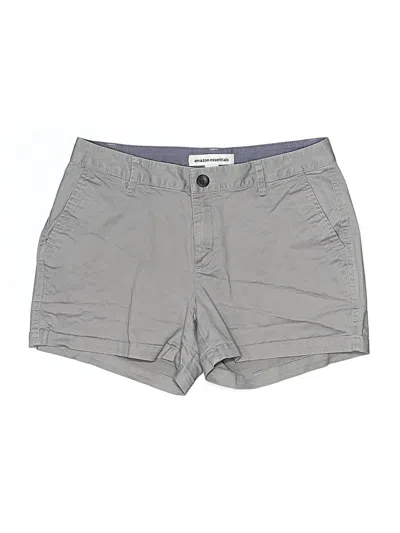 Pre-owned Amazon Essentials Khaki Shorts In Gray