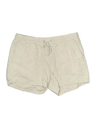 Pre-owned Amazon Essentials Khaki Shorts In Ivory