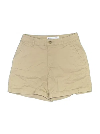 Pre-owned Amazon Essentials Khaki Shorts In Tan