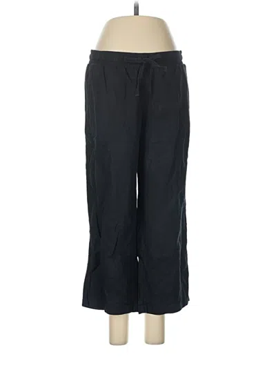 Pre-owned Amazon Essentials Linen Pants In Black