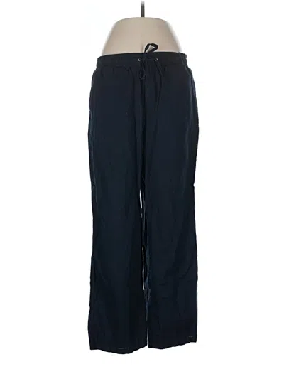Pre-owned Amazon Essentials Linen Pants In Blue