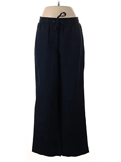 Pre-owned Amazon Essentials Linen Pants In Blue