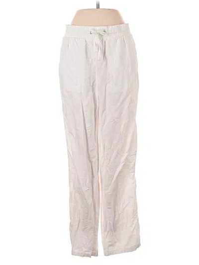 Pre-owned Amazon Essentials Linen Pants In Silver