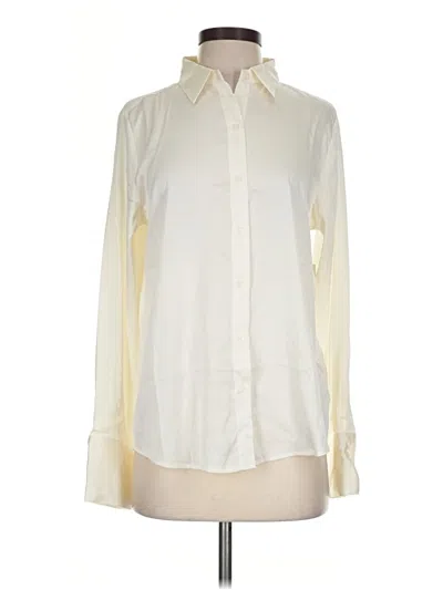 Amazon Essentials Long Sleeve Blouse In Ivory