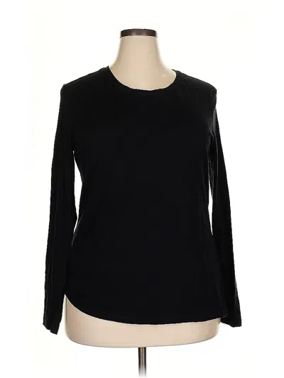 Pre-owned Amazon Essentials Long Sleeve T-shirt In Black