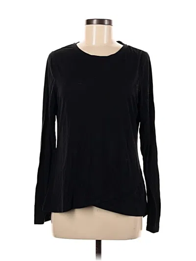 Pre-owned Amazon Essentials Long Sleeve T-shirt In Black