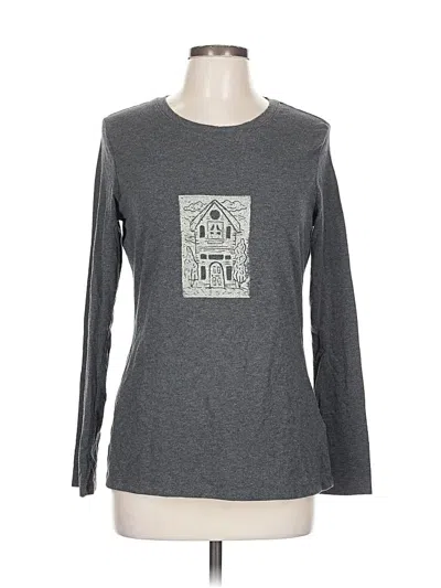 Pre-owned Amazon Essentials Long Sleeve T-shirt In Gray
