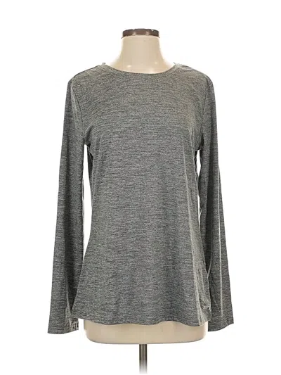 Pre-owned Amazon Essentials Long Sleeve T-shirt In Gray