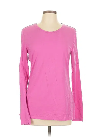 Pre-owned Amazon Essentials Long Sleeve T-shirt In Pink