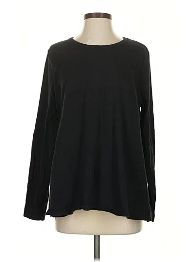 Pre-owned Amazon Essentials Long Sleeve T-shirt In Black