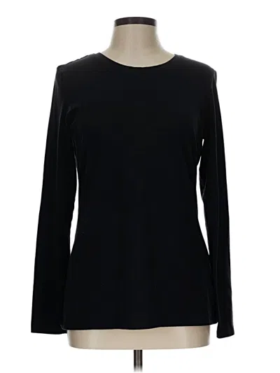 Pre-owned Amazon Essentials Long Sleeve T-shirt In Black