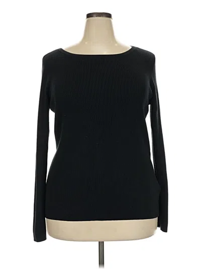 Pre-owned Amazon Essentials Long Sleeve T-shirt In Black