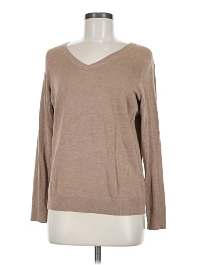 Pre-owned Amazon Essentials Long Sleeve T-shirt In Brown