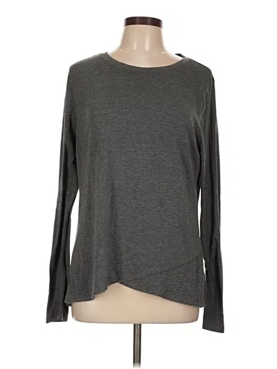 Pre-owned Amazon Essentials Long Sleeve T-shirt In Gray