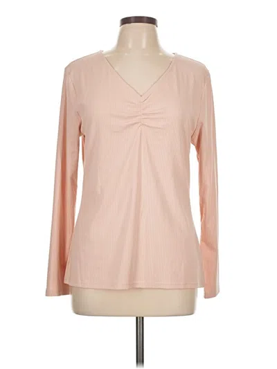 Pre-owned Amazon Essentials Long Sleeve T-shirt In Pink
