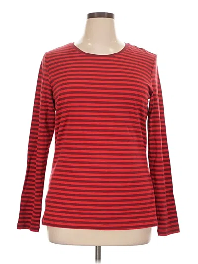 Pre-owned Amazon Essentials Long Sleeve T-shirt In Red