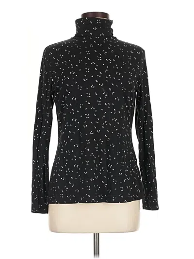 Pre-owned Amazon Essentials Long Sleeve Turtleneck In Black