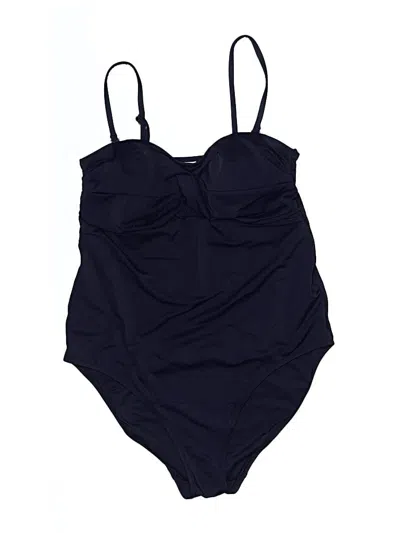 Pre-owned Amazon Essentials One Piece Swimsuit In Blue