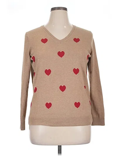 Pre-owned Amazon Essentials Pullover Sweater In Brown