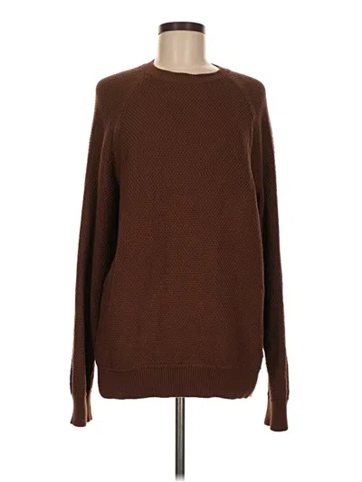 Pre-owned Amazon Essentials Pullover Sweater In Brown