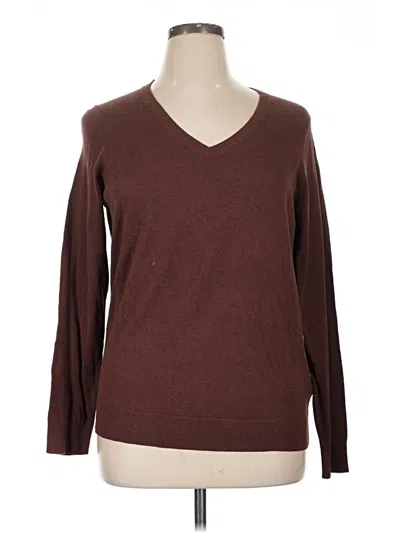 Pre-owned Amazon Essentials Pullover Sweater In Brown