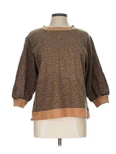 Pre-owned Amazon Essentials Pullover Sweater In Brown