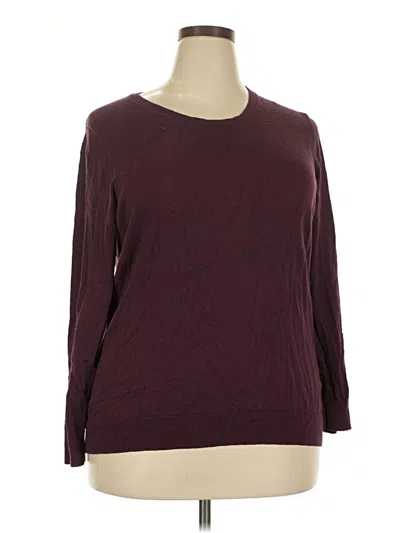 Pre-owned Amazon Essentials Pullover Sweater In Burgundy